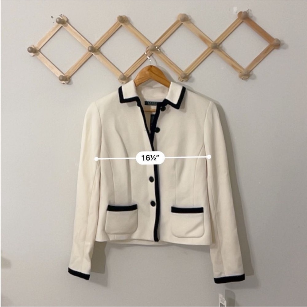 NWT Ralph Lauren White blazer professional jacket - size 4 - Picture 10 of 10